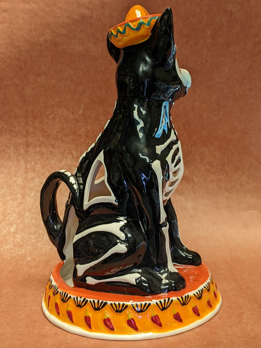 Día De Muertos Dog Candle Holder - Seasonal Decor - 12